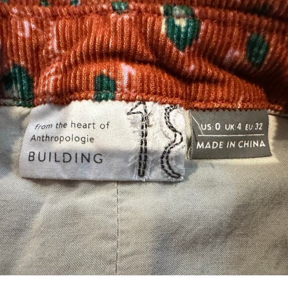 Anthropologie from the Heart of Building 13 Women’s Button-Down – Rust – Size 0 - Picture 4 of 8